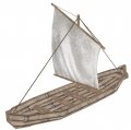 A Small sailing boat