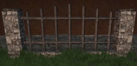 A Iron fence
