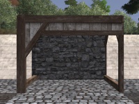 A Wooden arch left