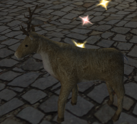 A Yule reindeer