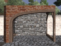 A Pottery arch right
