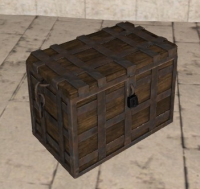 A Small worn chest