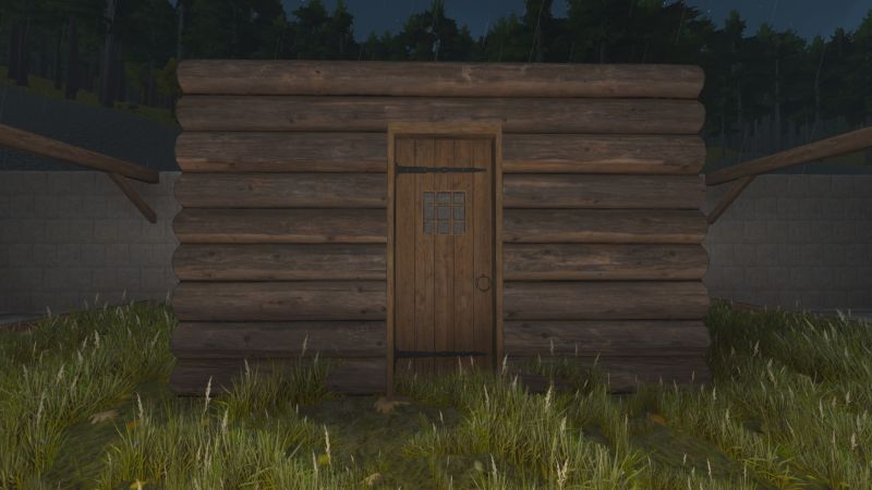 File:Hardwood log door.jpg
