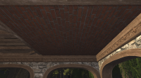 A Pottery brick ceiling