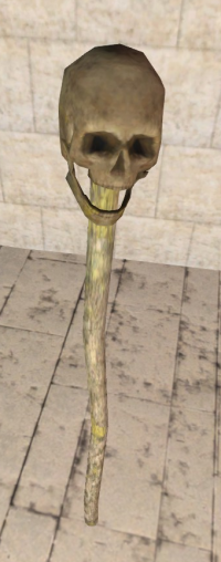A Skull pole