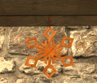 A Spiky snowflake