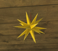 A Hanging star lamp